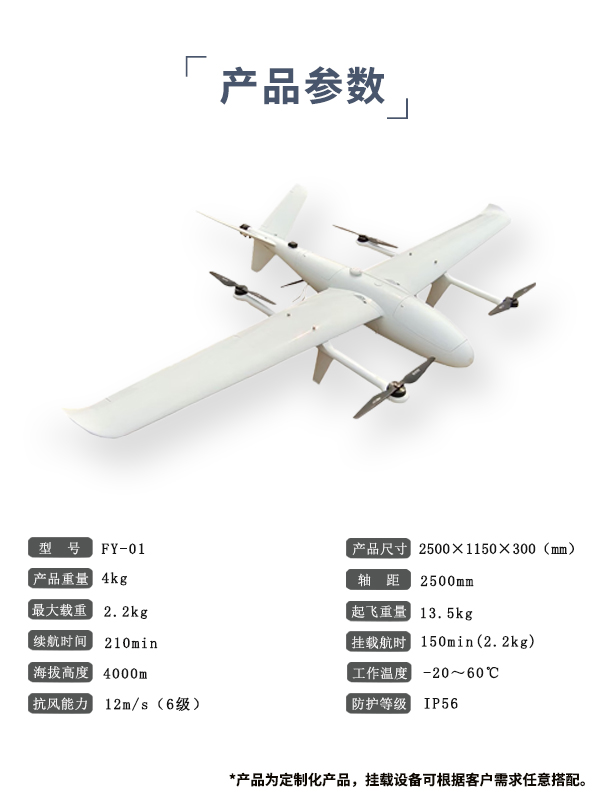 垂直起降固定翼无人机 FY-01(图3)